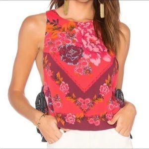 FREE PEOPLE THIS SWEET LOVE FLORAL TANK TOP